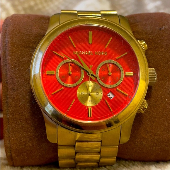 Gold MK Boyfriend Watch